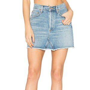 AGOLDE Quinn High Rise Mini Skirt Denim Size 23 EUC
